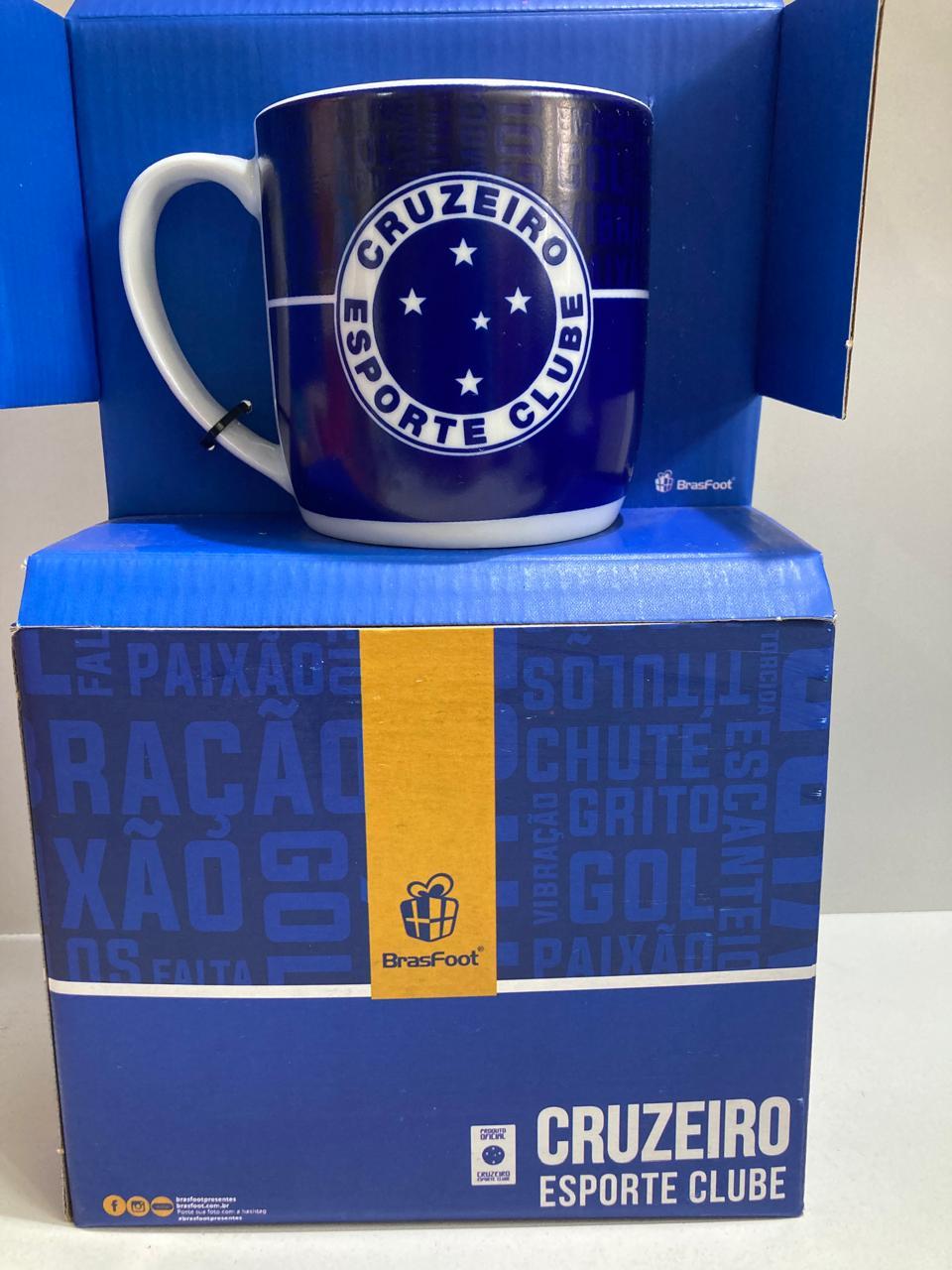 imagem de CANECA OFICIAL CRUZEIRO 300 ML PORCELANA