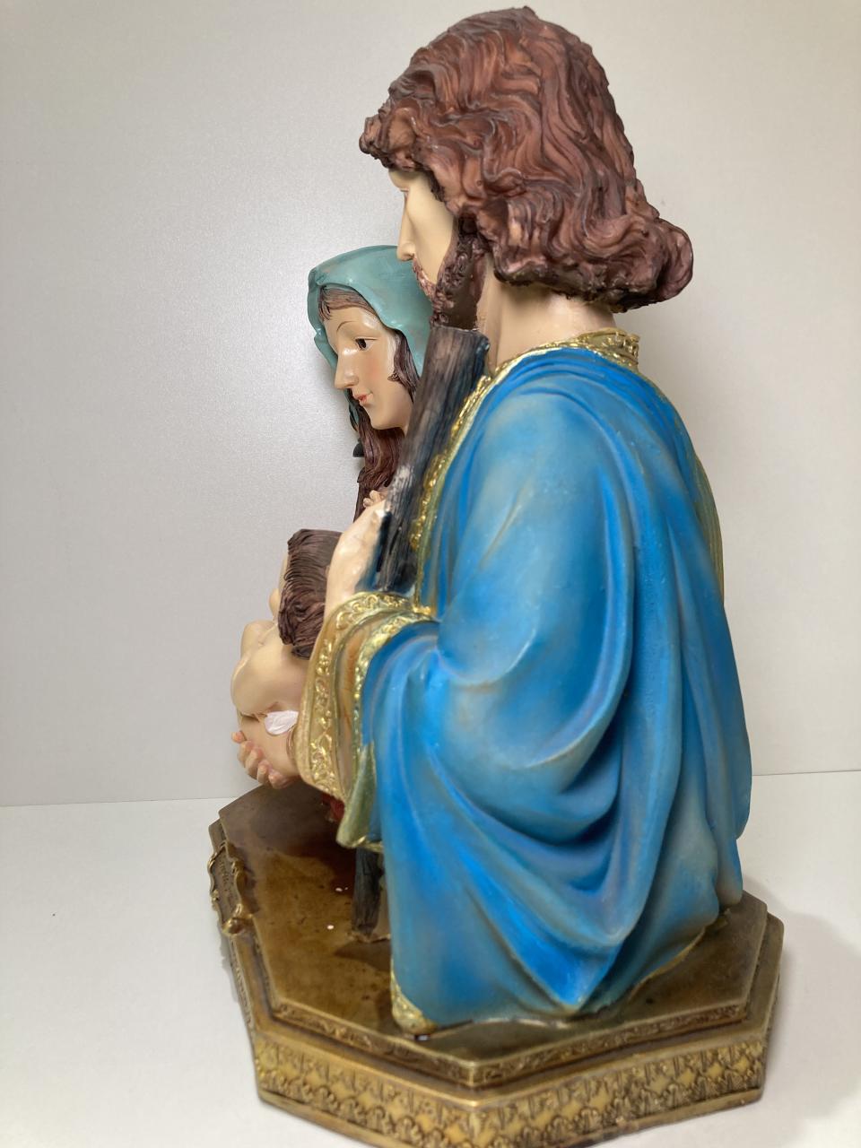 imagem de Imagem Sagrada Família 32cm resina