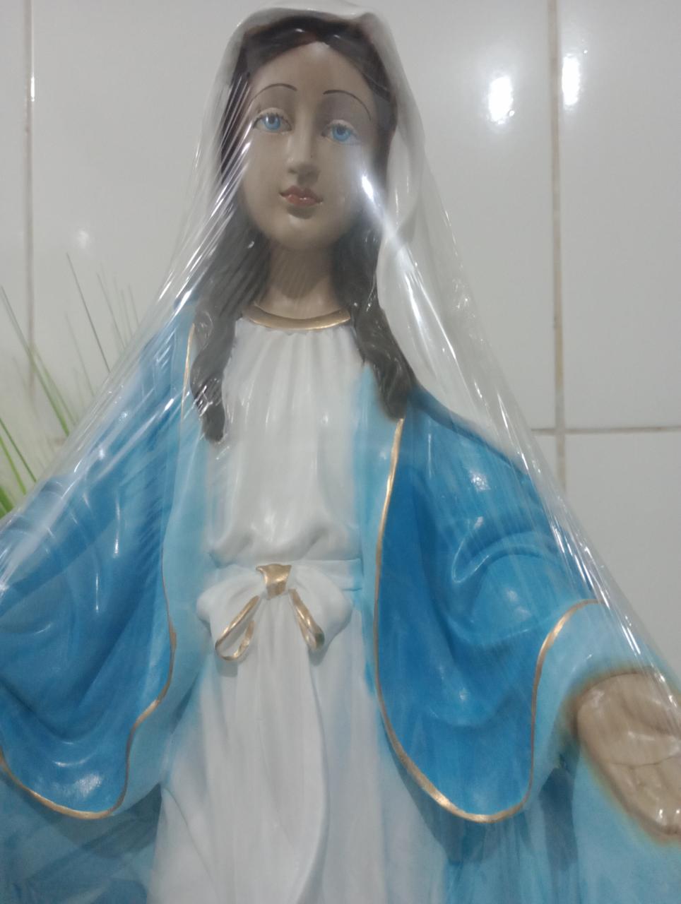 imagem de N.Sra das Graças 60 cm Gesso Normal