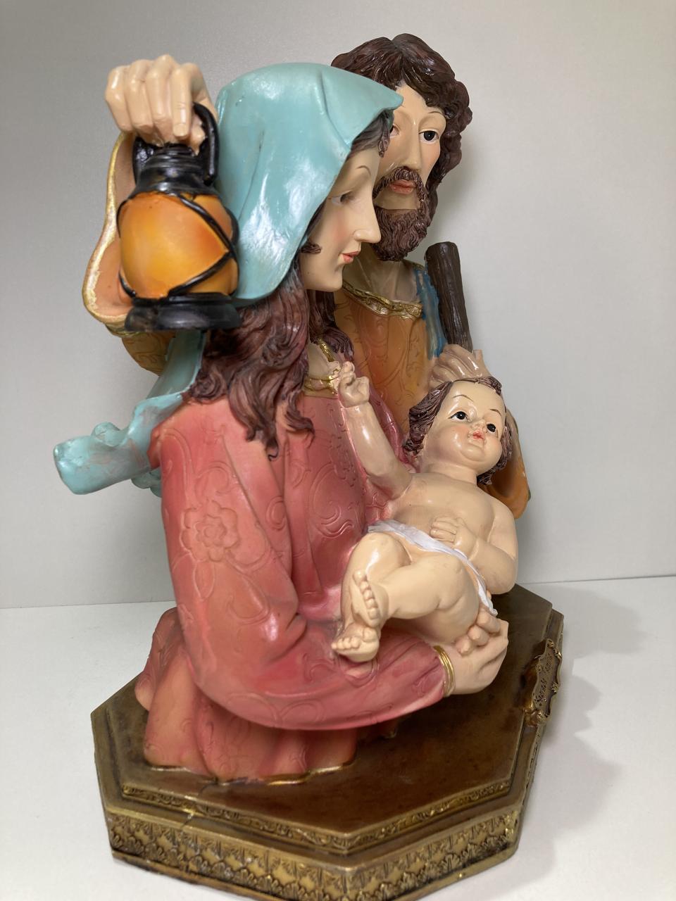 imagem de Imagem Sagrada Família 32cm resina