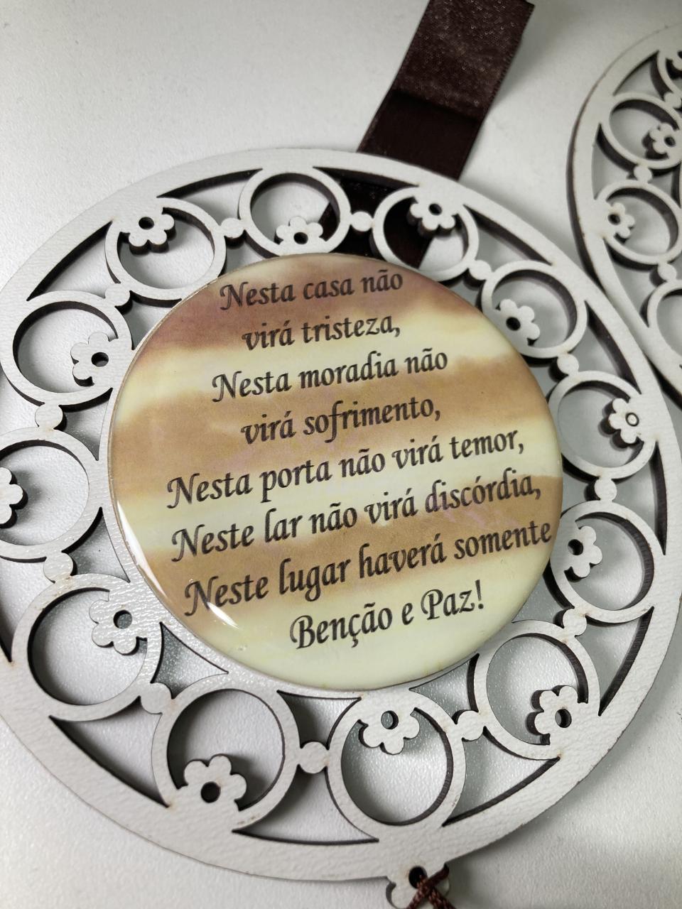 imagem de Escapulário de Porta MDF Sagrada família