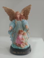 imagem de Anjo da Guarda  Resina 12 cm Azul