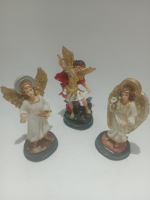 imagem de TRIO ARCANJOS RESINA MACIÇA 12 CM